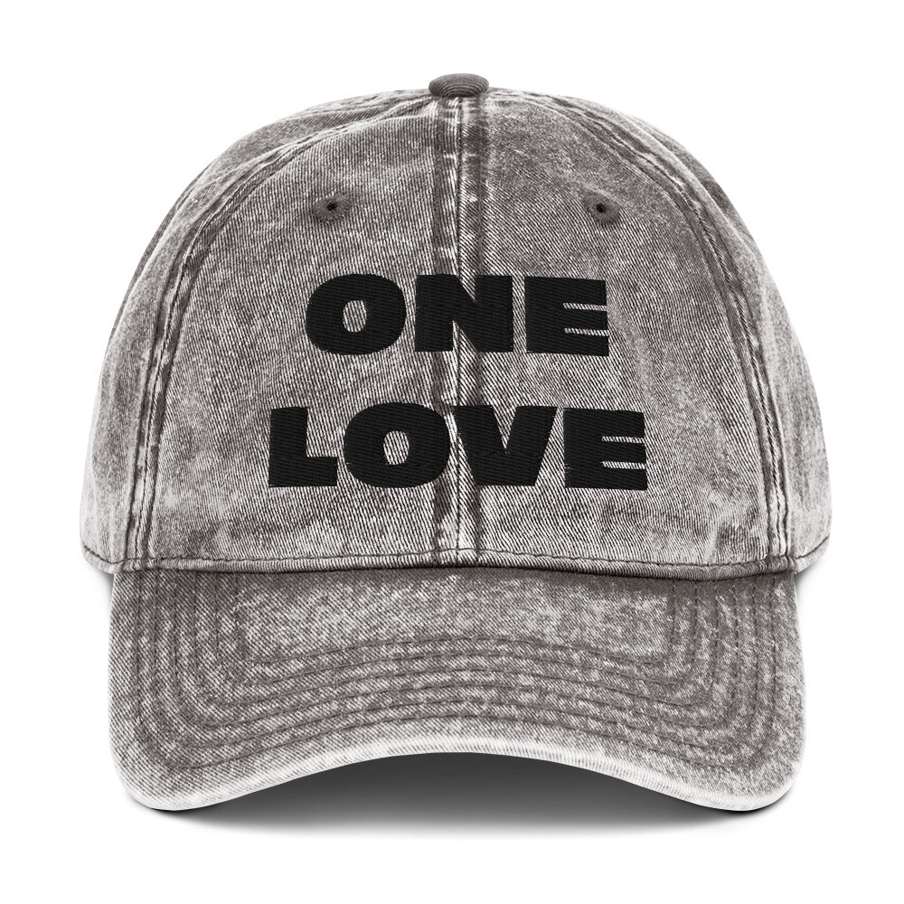 One Love Vintage Cotton Twill Cap