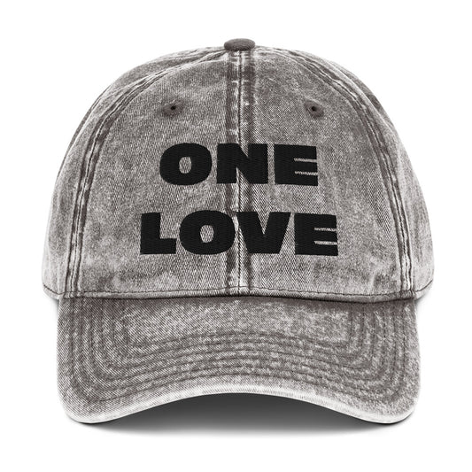 One Love Vintage Cotton Twill Cap